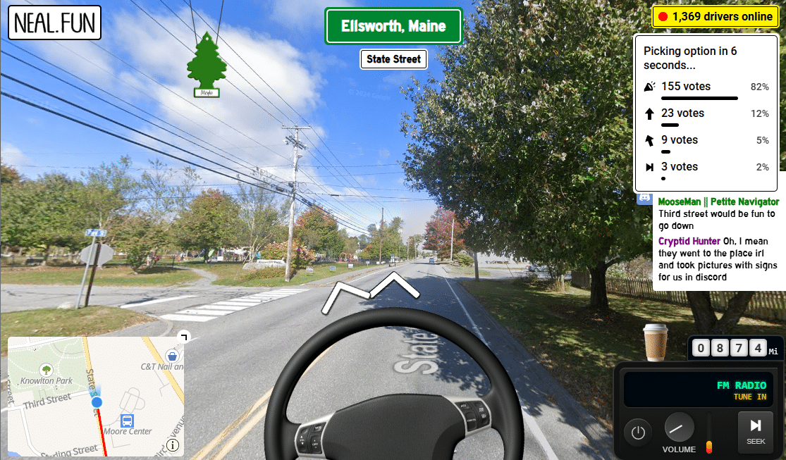 internet roadtrip