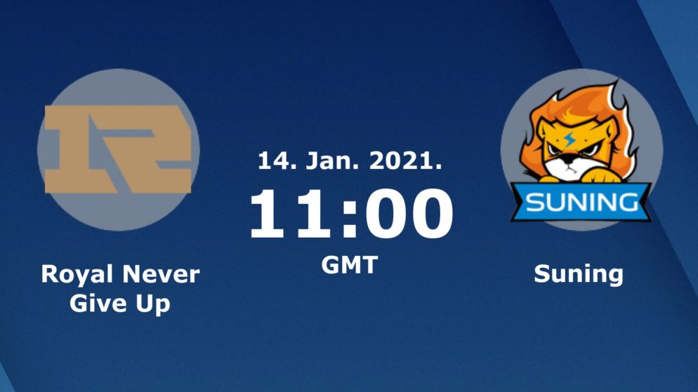 Tip dana: Suning – Royal Never Give Up (Esports, Četvrtak,14.01.2021.)