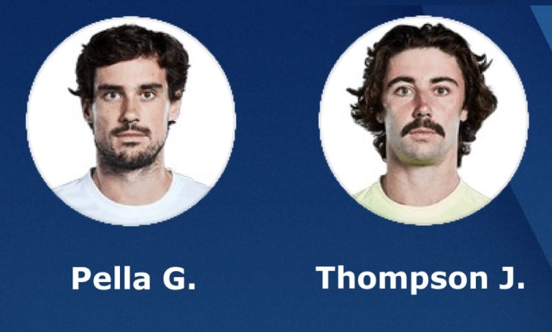 Tip dana: Jordan Thompson – Guido Pella(Tenis, Ponedjeljak, 23.08.2021.)