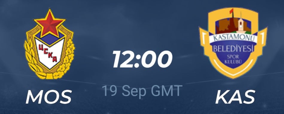 Tip dana: CSKA Moskva – Kastamonu(Rukomet, Nedjelja, 19.09.2021.)
