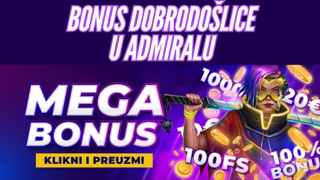 bonus dobrodošlice u admiralu