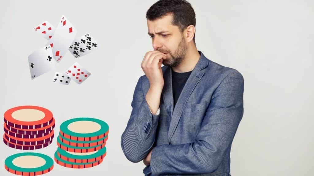 nervozan igrač pokera