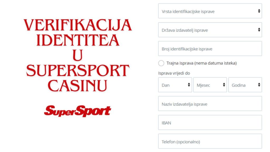 verifikacija identitea u supersport casinu