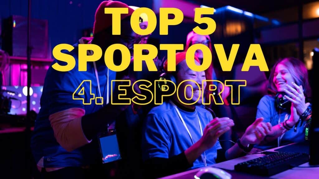 top 5 sportova za klađenje - esport