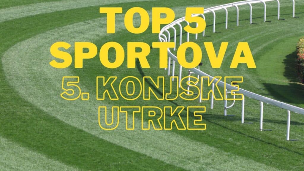 top 5 sportova za klađenje - konjske utrke