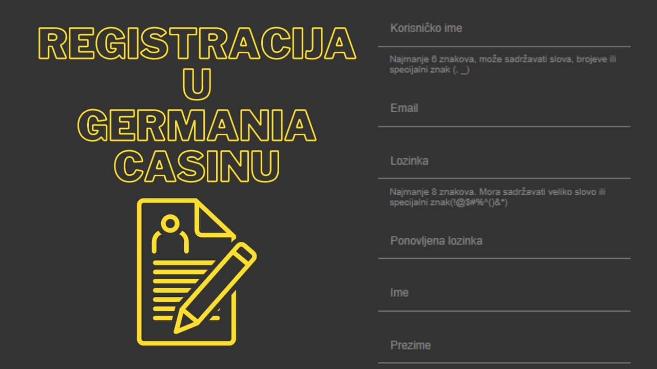 obrazac registracije za germania casino