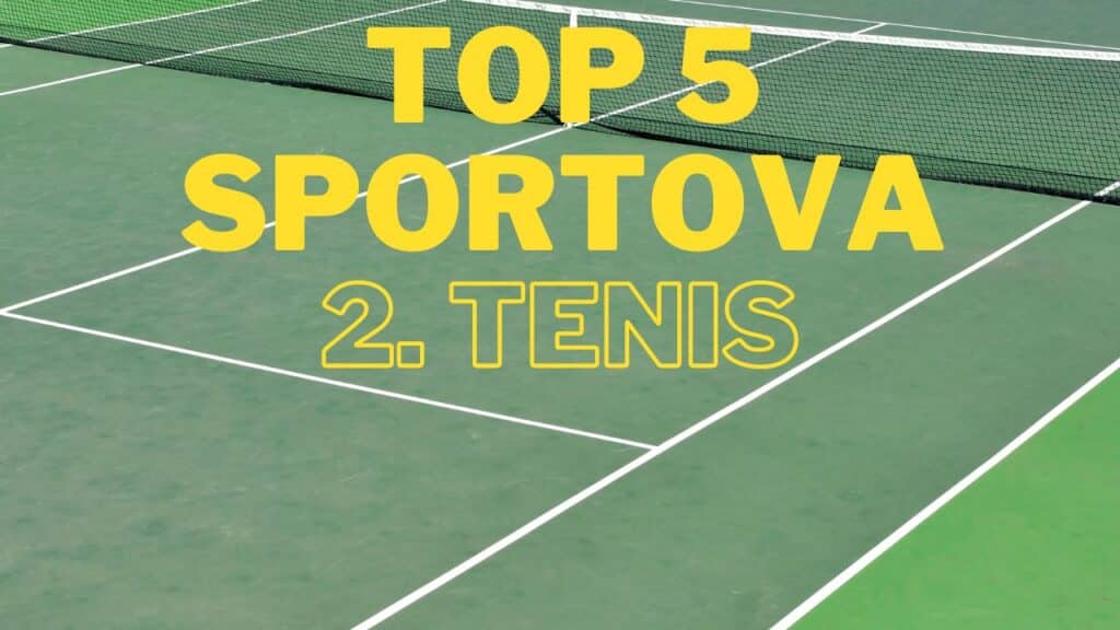 top 5 sportova za klađenje - tenis