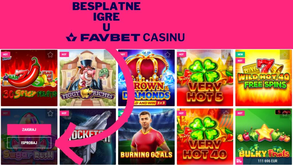 demo igre u favbet casinu