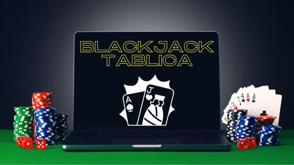 korištenje tablice za blackjack prilikom igranja online