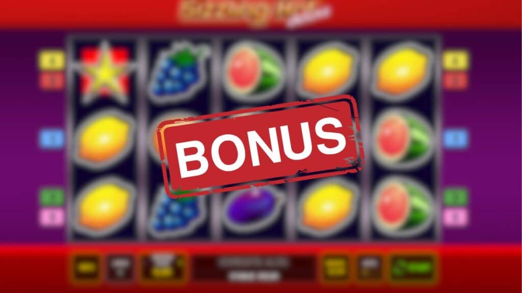 sizzling hot bonus