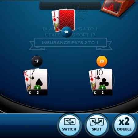 Blackjack Switch – casino igra s najvećim mogućim RTP-om!