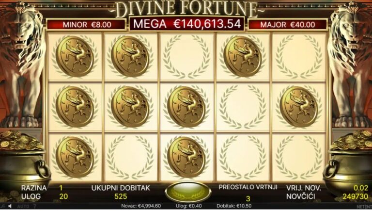 Divine Fortune Hold and Win slot