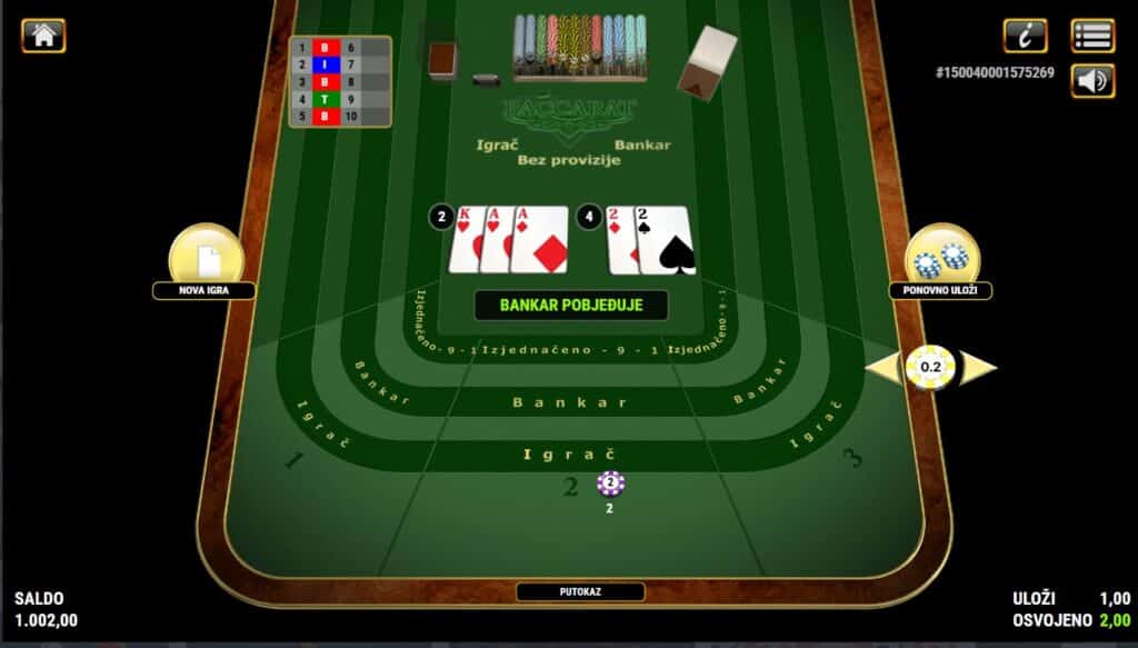 No Commission Baccarat