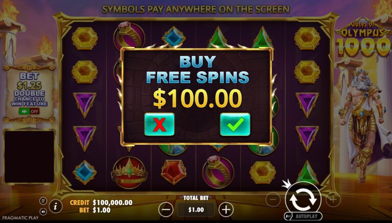 Bonus Buy slotovi Gates of Olympus