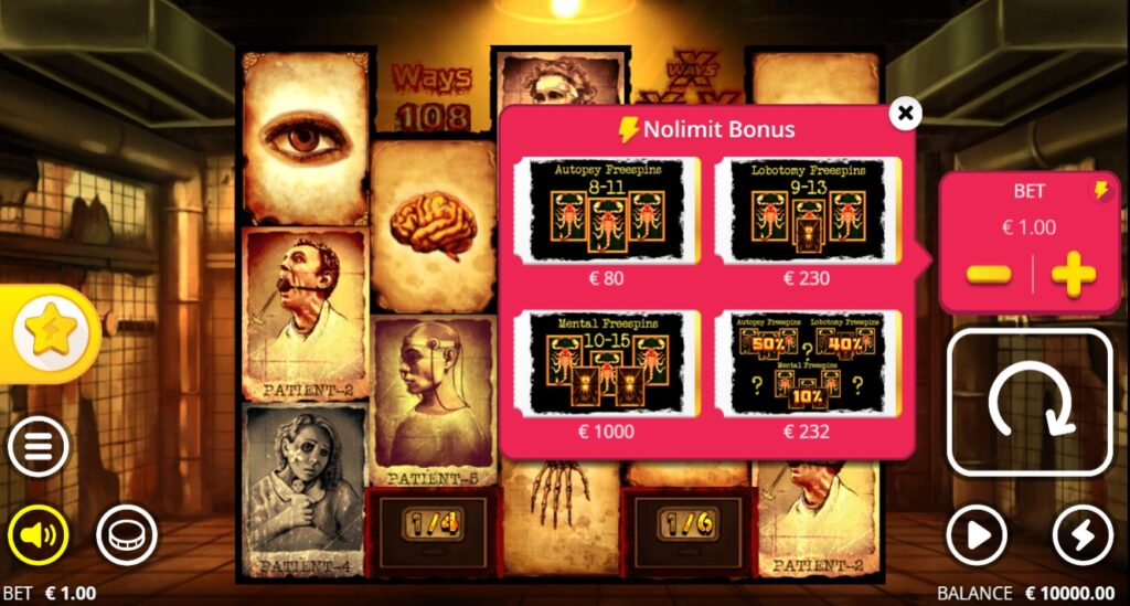 Mental Bonus Buy Nolimit city