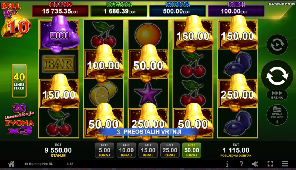 Bell Link EGT Burning Hot 40