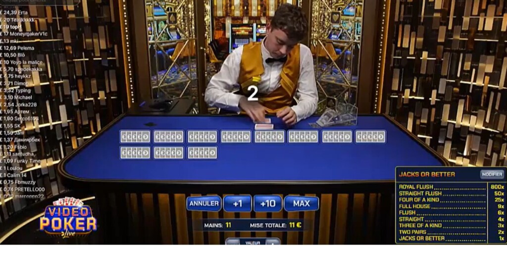 Video poker u casinu