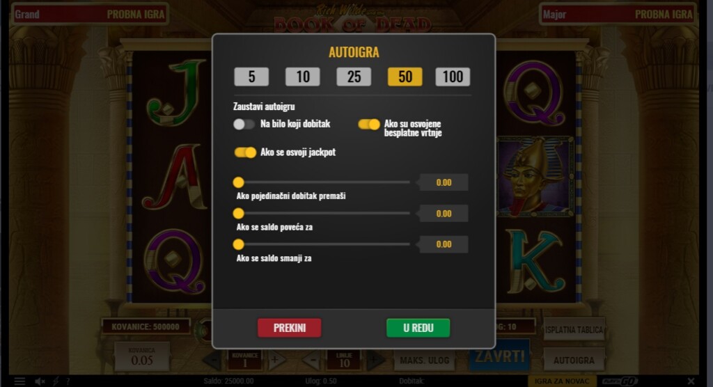 Automatska igra u online casinu