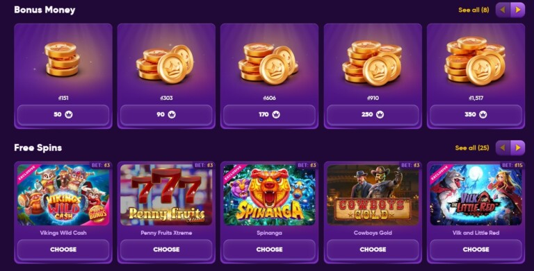 Bodovi lojalnosti u online casinu