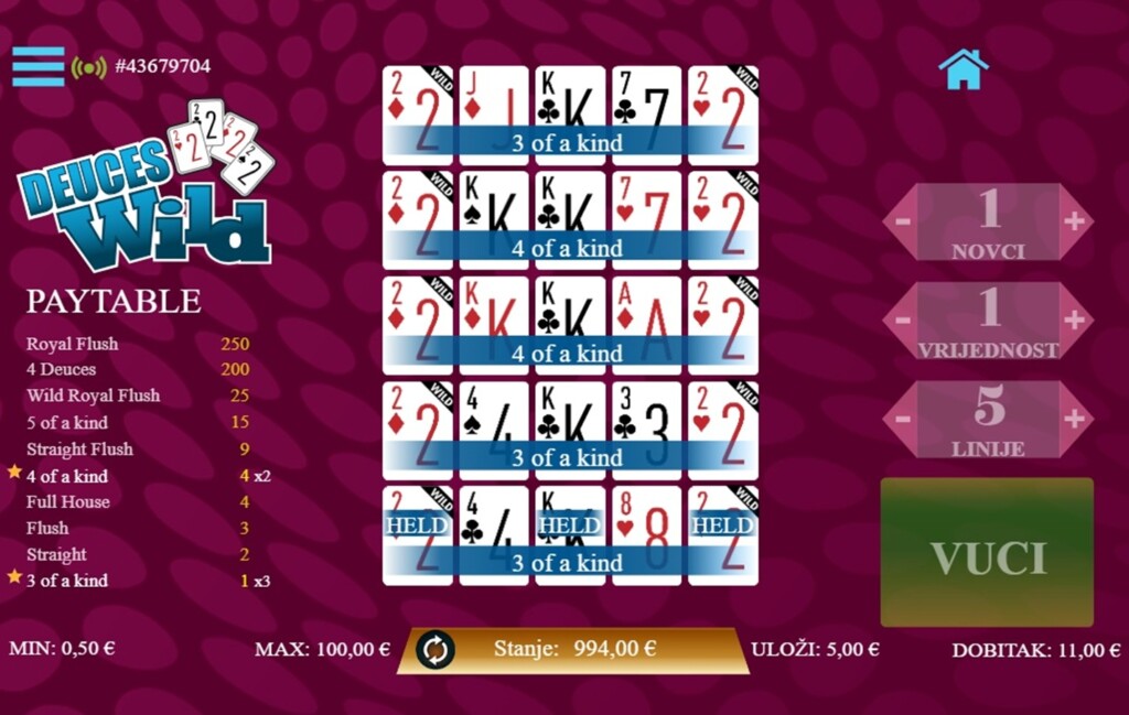 Deuces Wild
