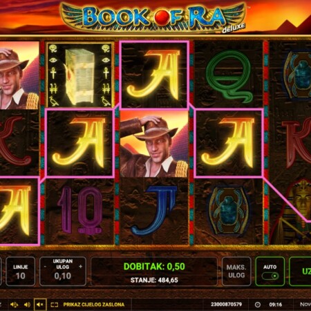Book of Ra Deluxe – sve o RTP-u i izgledima za veliki dobitak