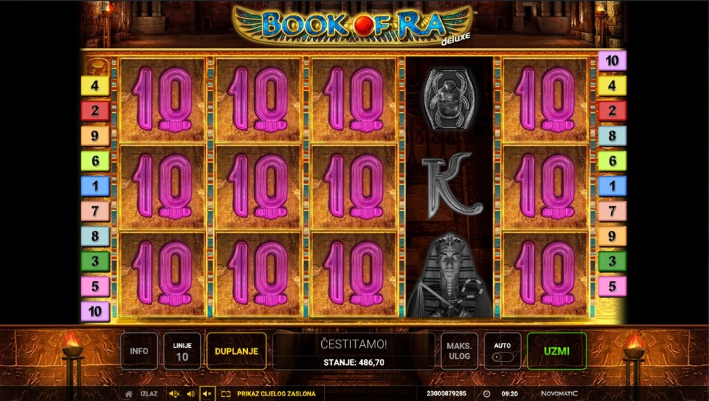 Book of Ra bonus igra