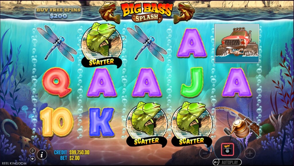 Big Bass Splash bonus igra