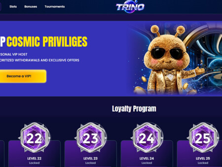 Trino Casino Loyalty Program: kako funkcionira sustav od 26 razina