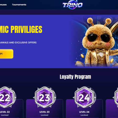Trino Casino Loyalty Program: kako funkcionira sustav od 26 razina