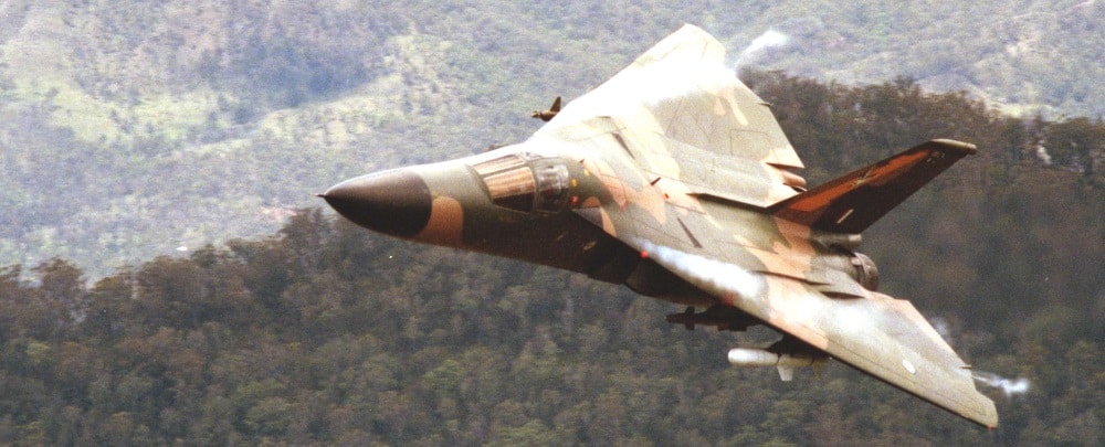 F-111 Aardwark (Credit: flyinginthespirit.cuttys.net)