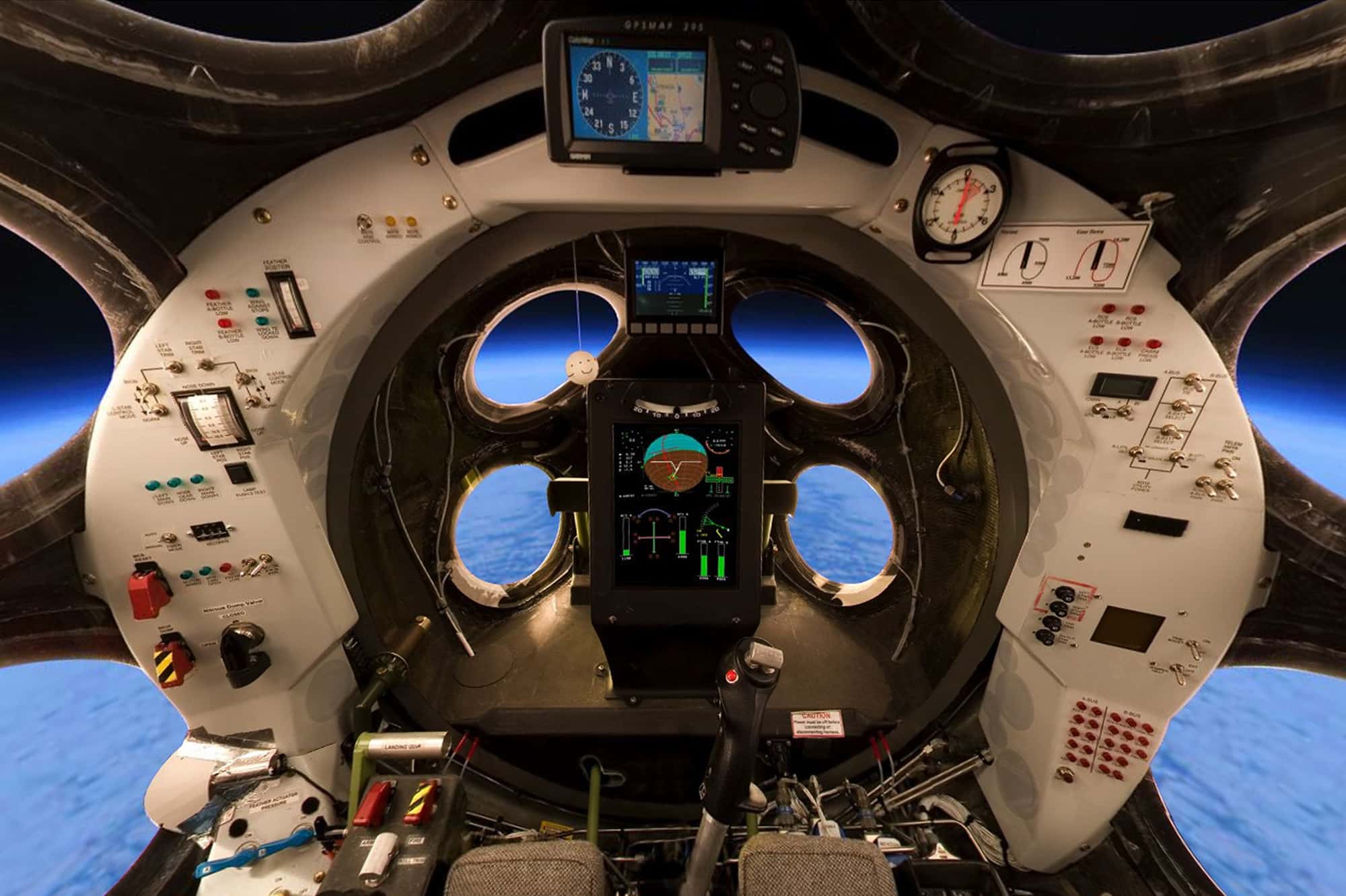 SpaceShipOne bio je eksperimentalni stroj kompanije Virgin Galactic (Credit: Light Media)
