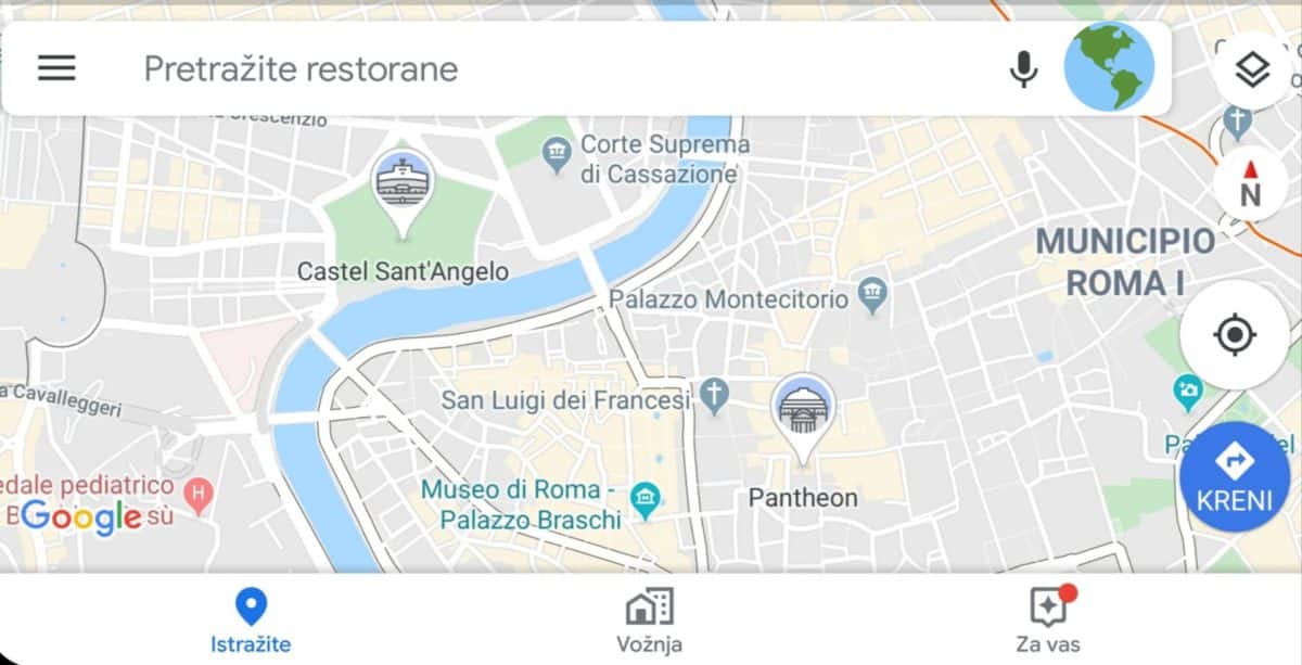 Google karta