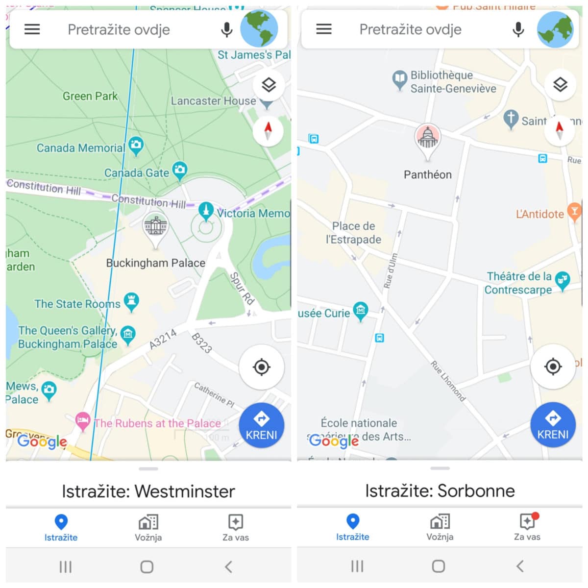 Google karte
