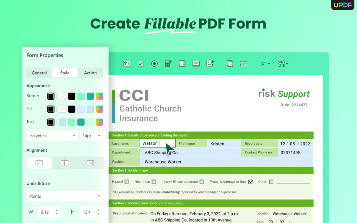 Kreiranje i popunjavanje PDF obrazaca