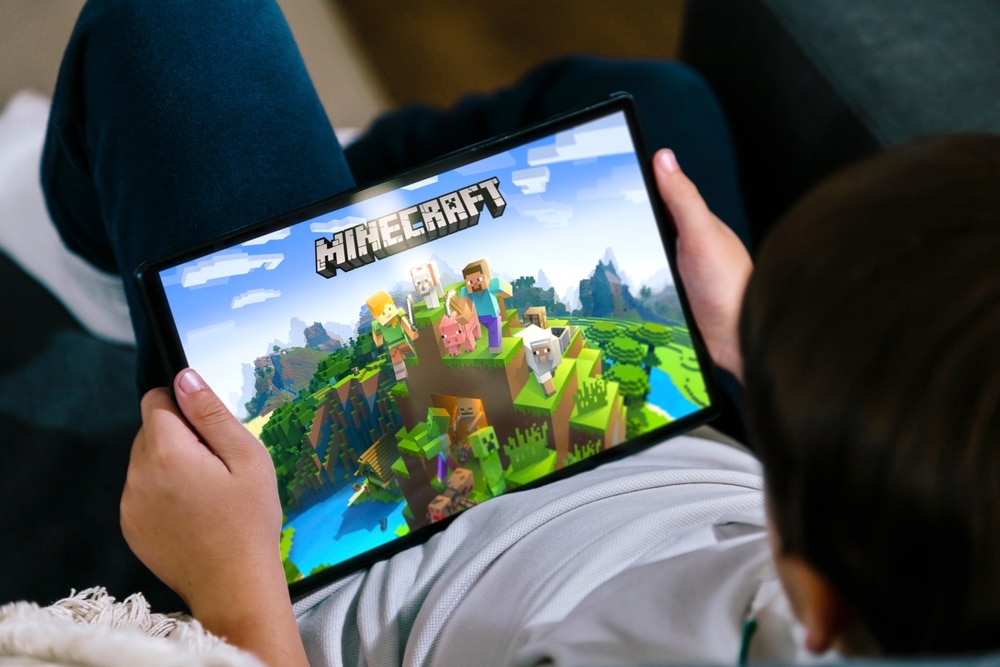 Minecraft na tabletu