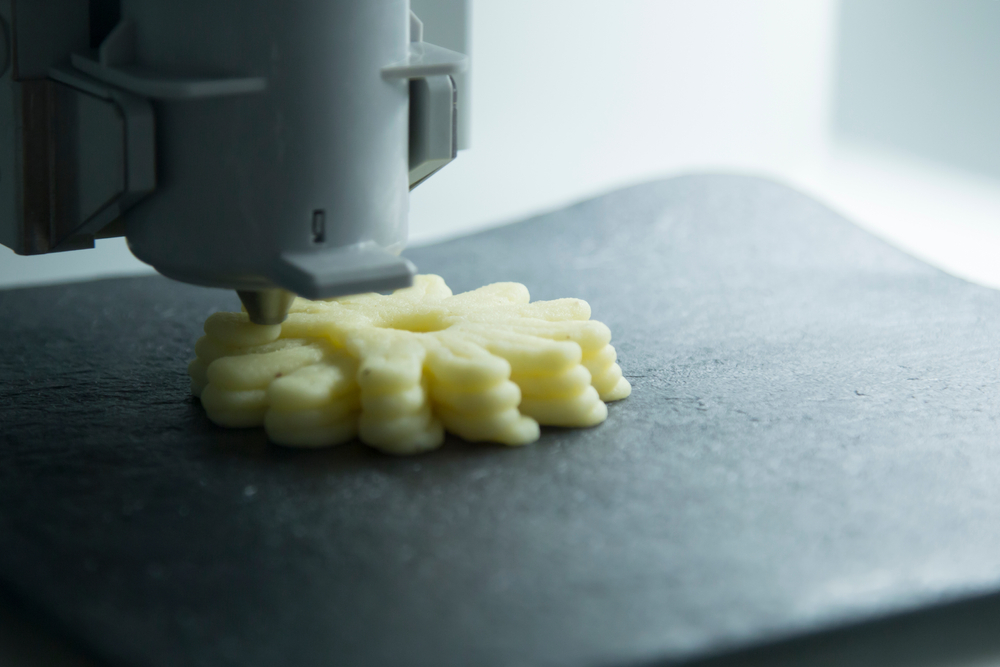 za 3D printanje hrane vrlo dobri materijali su tijesta i pirei 