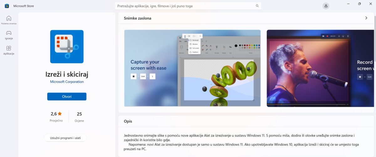 screenshot windows programa snipping tool 