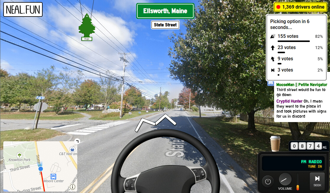 internet roadtrip