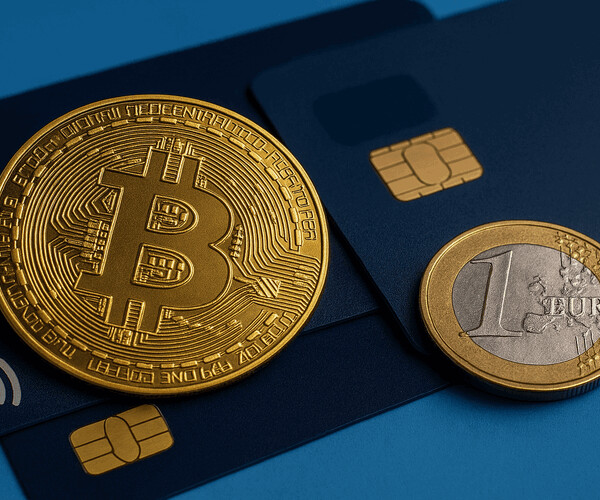 Bitcoin-euro-kovanice-kartice