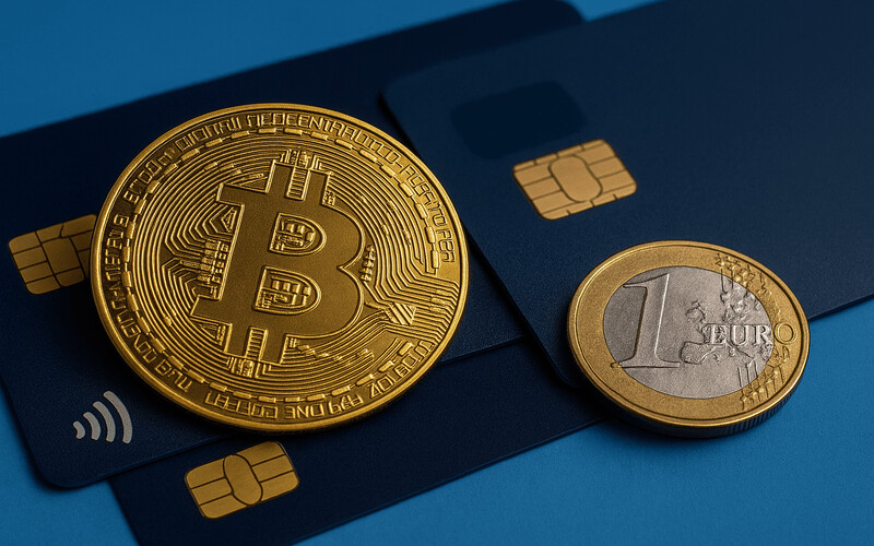 Bitcoin-euro-kovanice-kartice