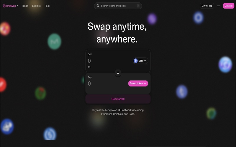 Pocetna stranica uniswapa