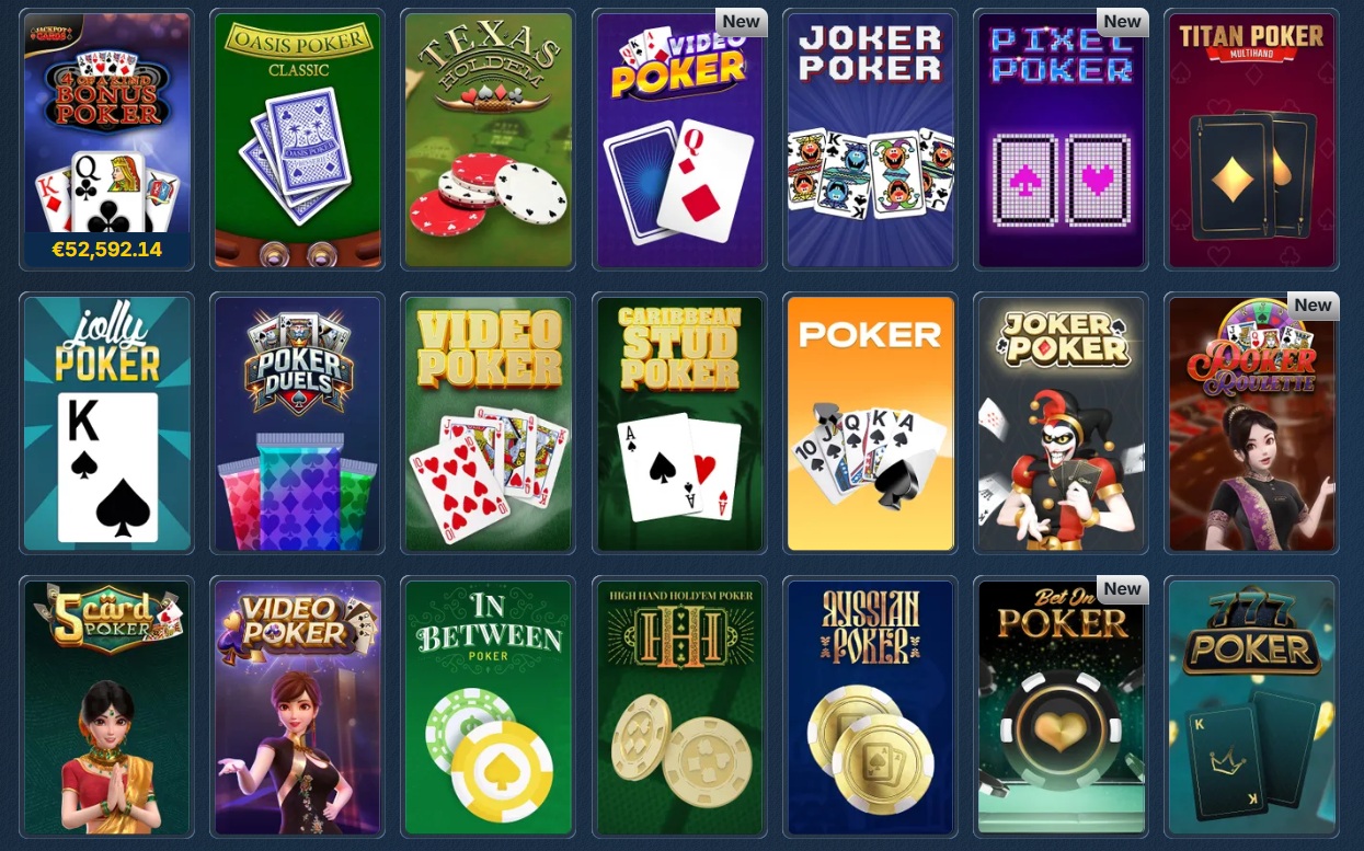 Poker aparati igre online