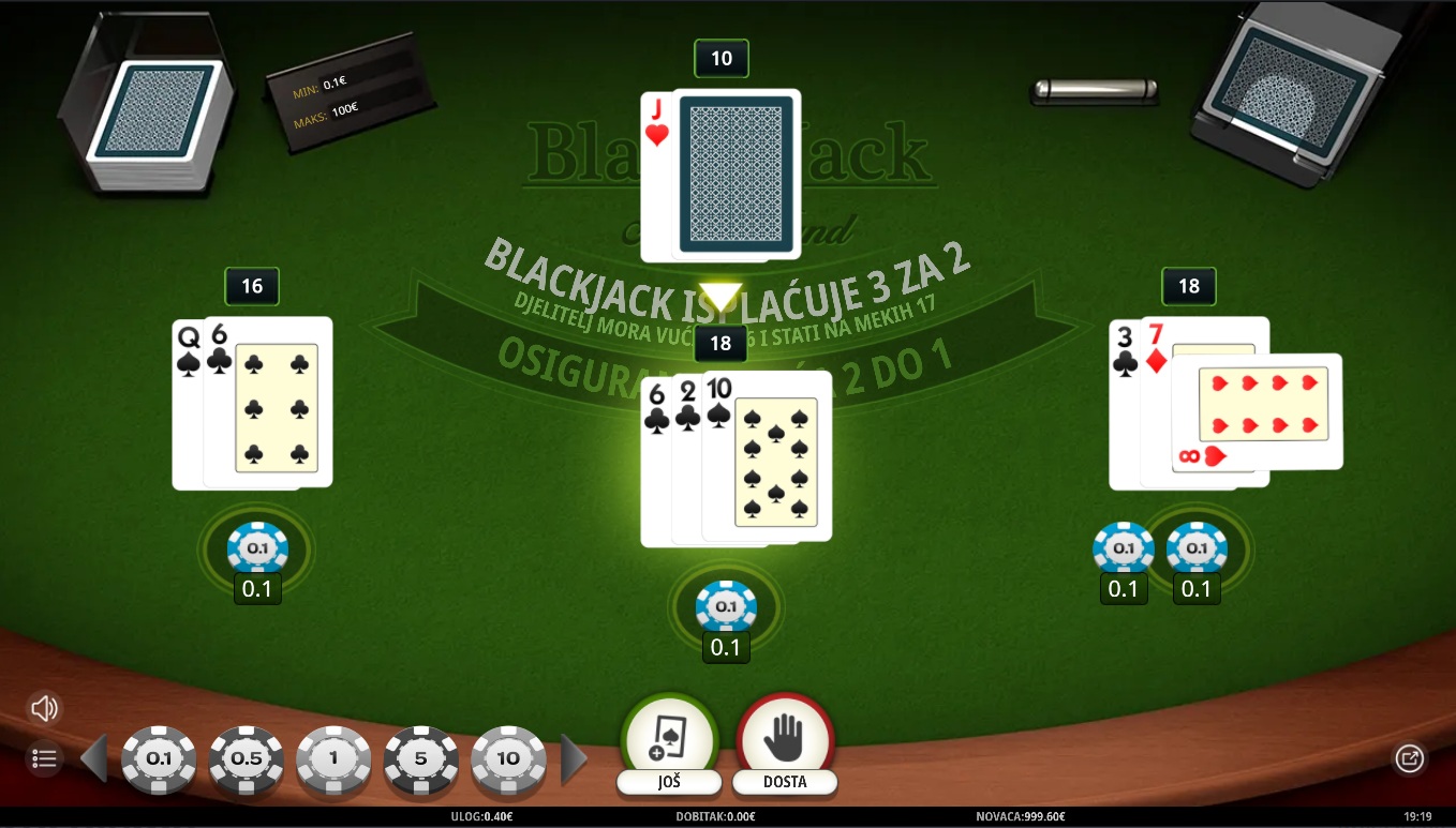 Blackjack simulator Multi Hand