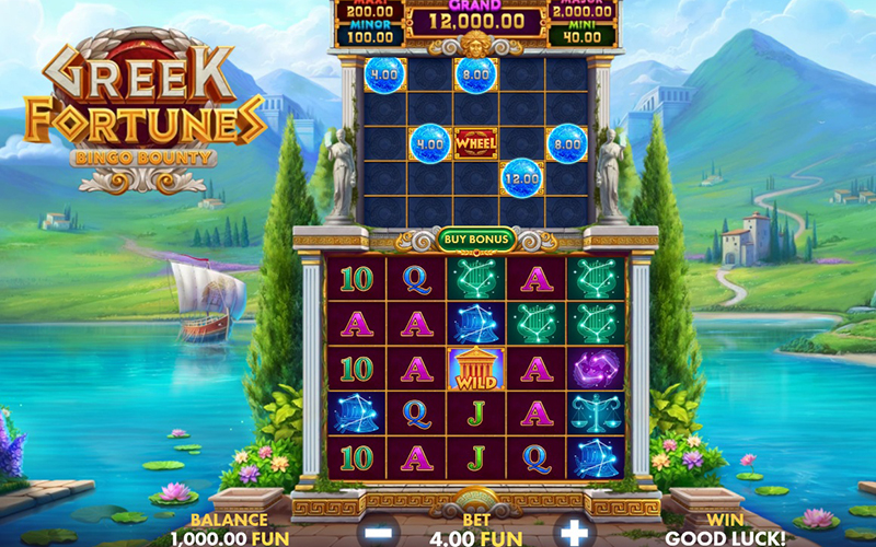 Bitguruz bingo: igra Greek Fortunes
