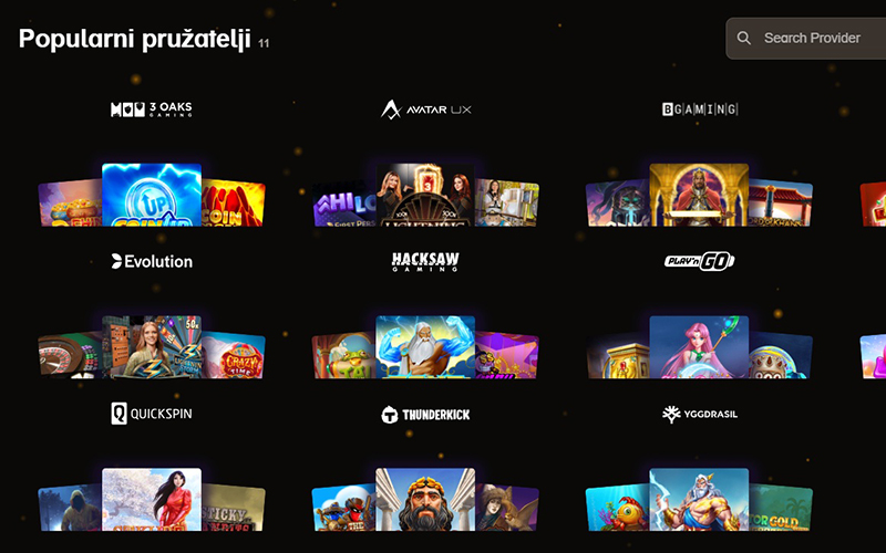 Taboobet pružatelji igara