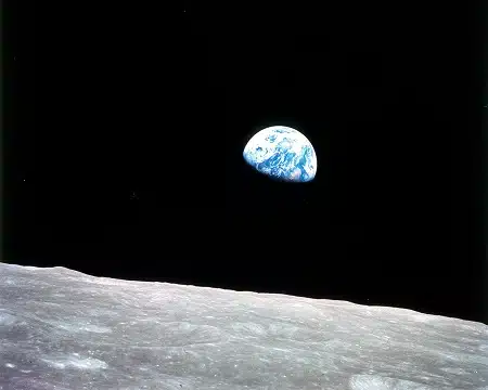 Planet Zemlja, pogled sa površine Mjeseca