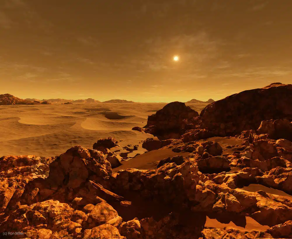 Pusta, mrtva površina Marsa ostavlja sablastan dojam (Credit: Ron Miller)
