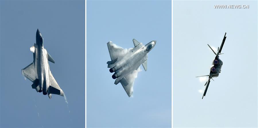J-20 prilikom leta na zračnom sajmu (Foto: news.cn)