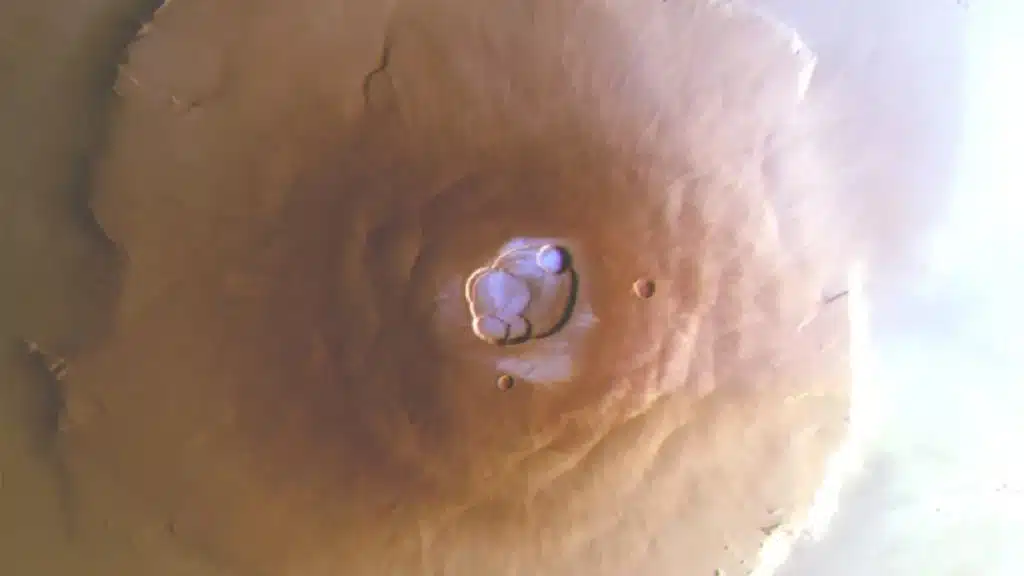 Olympus mons - voda na Marsu